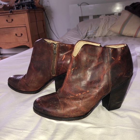 freebird open toe booties